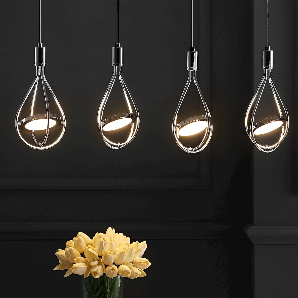Orion Adjustable Modern Integrated Cluster Led Metal Pendant. Picture 8