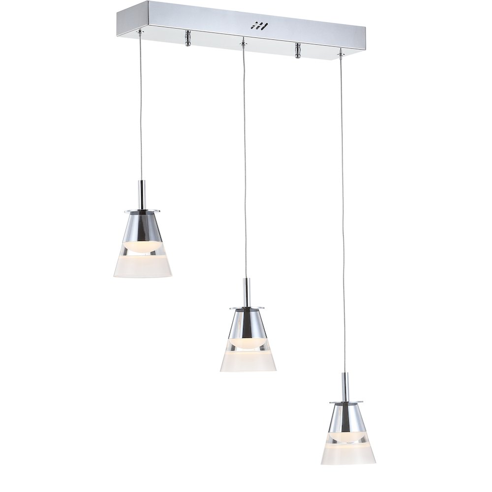 Alain Adjustable Metal Integrated Led Pendant. Picture 1