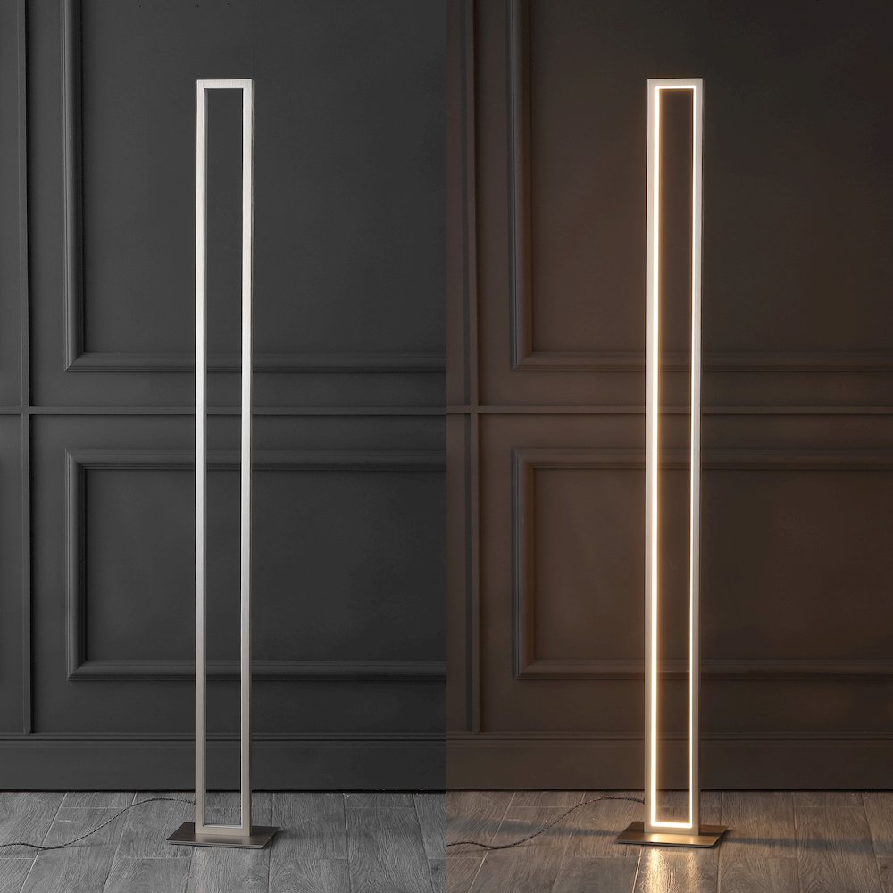 Johan Modern Minimalist Aluminum Integrated Tower Led Floor Lamp. Picture 6