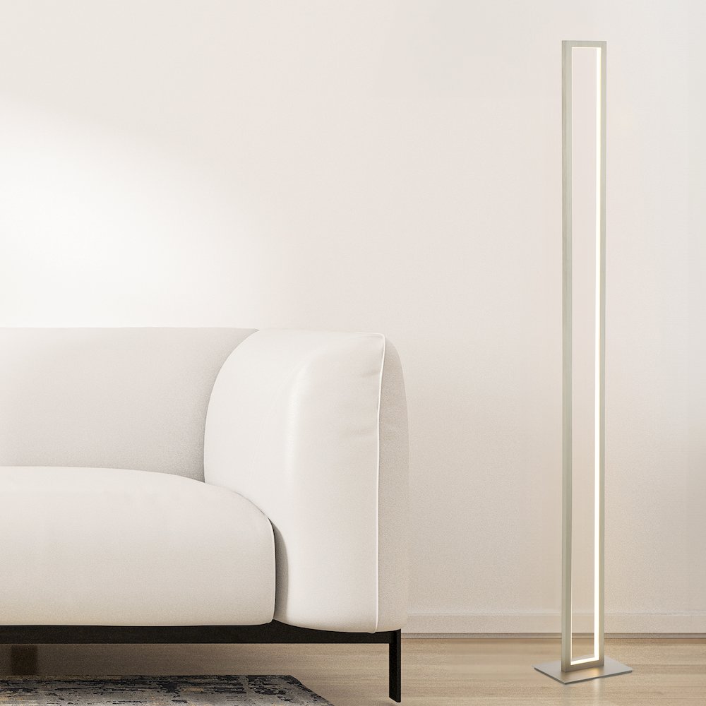 Johan Modern Minimalist Aluminum Integrated Tower Led Floor Lamp. Picture 3