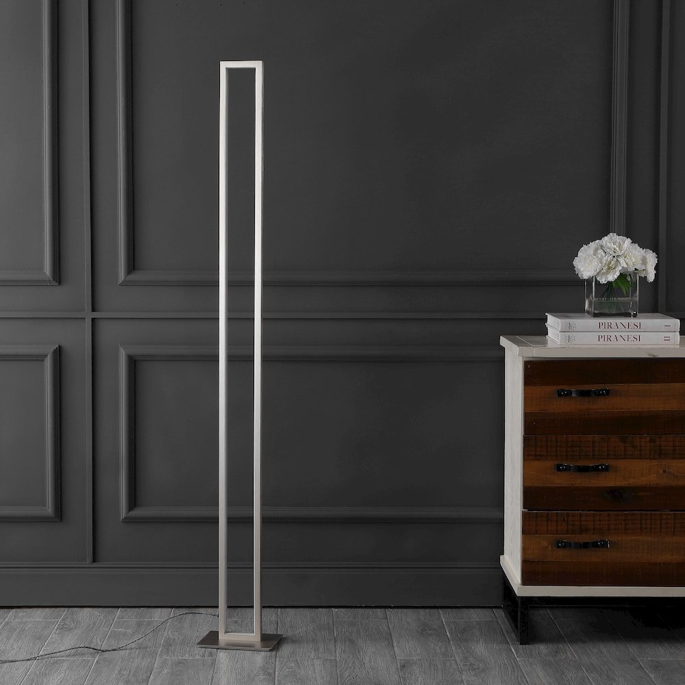 Johan Modern Minimalist Aluminum Integrated Tower Led Floor Lamp. Picture 1
