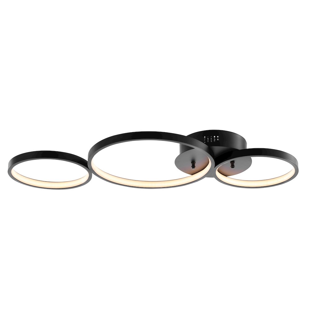 Nube Contemporary Modern Metal Integrated Led Flush Mount. Picture 8