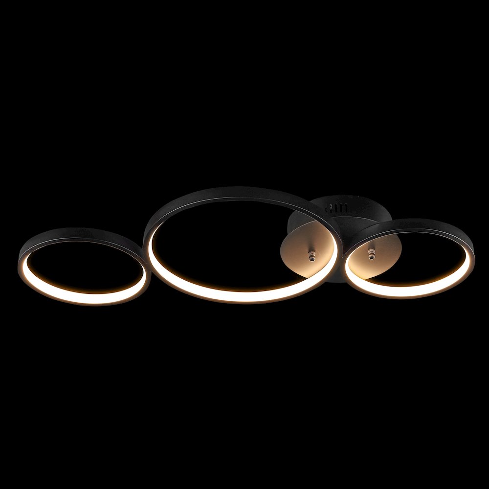 Nube Contemporary Modern Metal Integrated Led Flush Mount. Picture 2