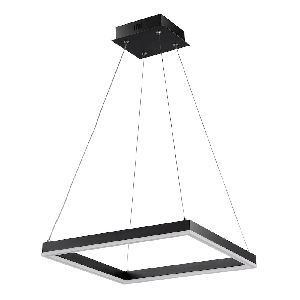 Baxter Modern Contemporary Aluminum Integrated Led Hoop Pendant. Picture 1