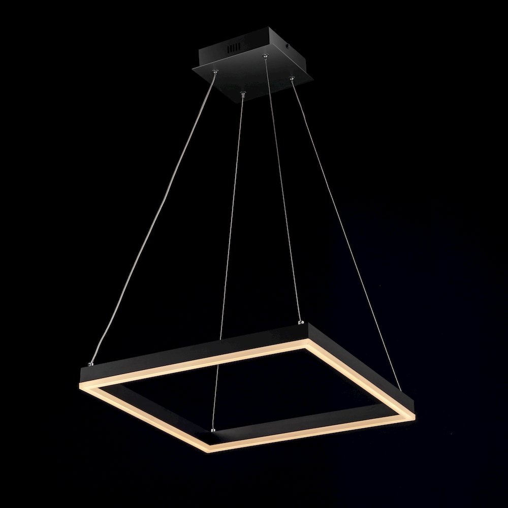 Baxter Modern Contemporary Aluminum Integrated Led Hoop Pendant. Picture 2
