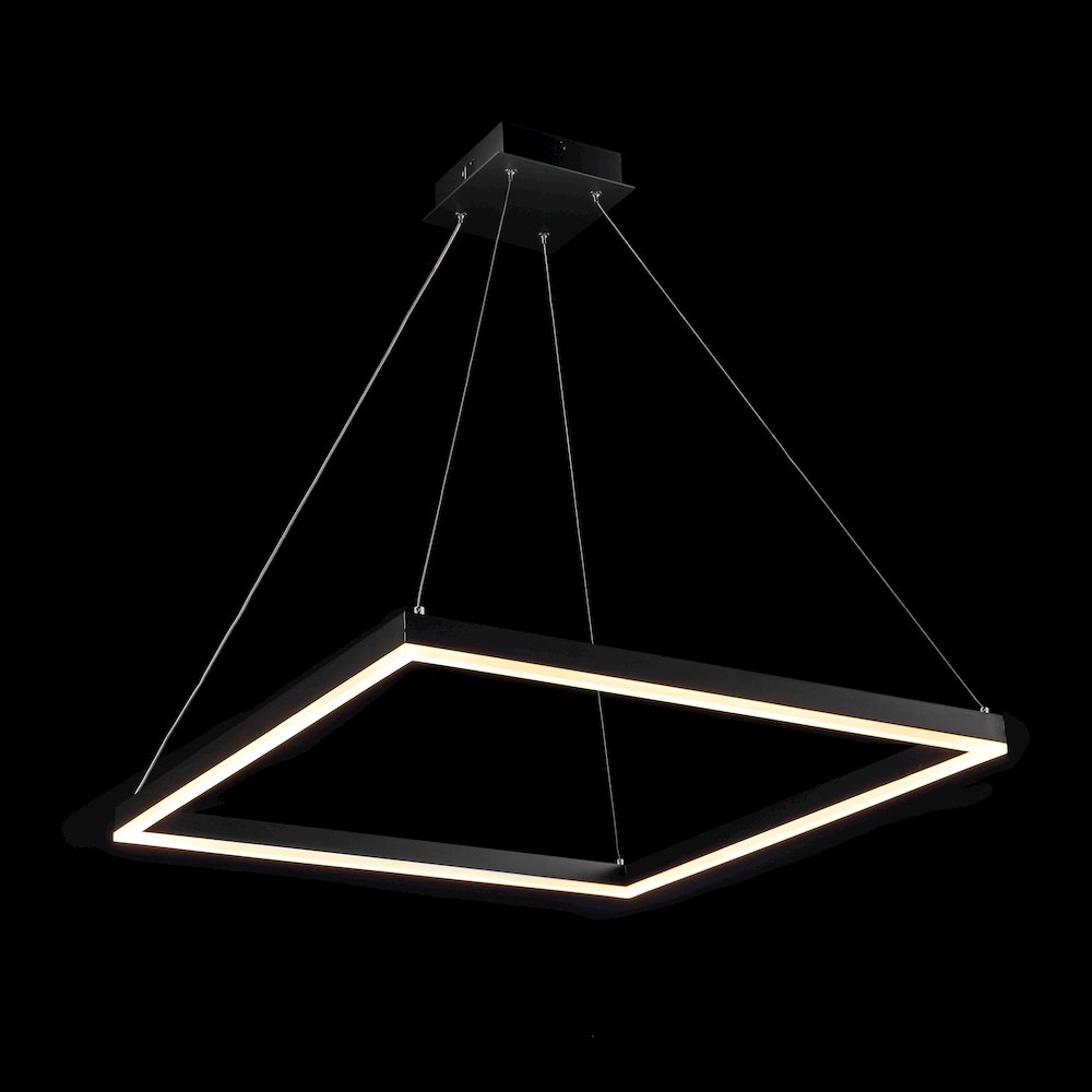 Baxter Modern Contemporary Aluminum Integrated Led Hoop Pendant. Picture 2