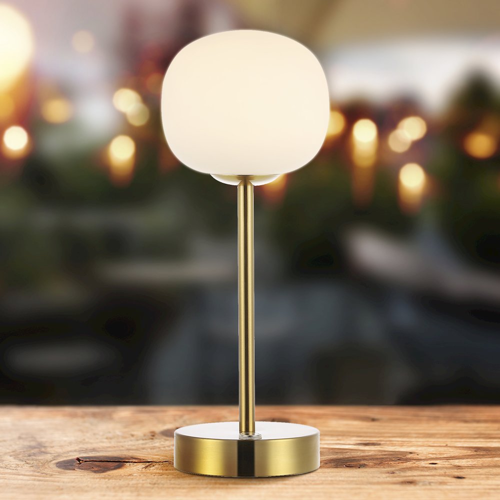 Natalia Modern Minimalist Iron Rechargeable Integrated Led Table Lamp. Picture 9