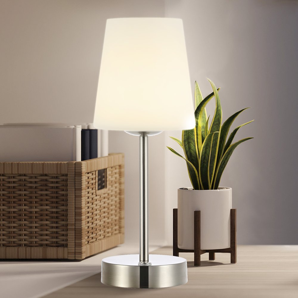 Carson Modern Minimalist Iron Rechargeable Integrated Led Table Lamp. Picture 11