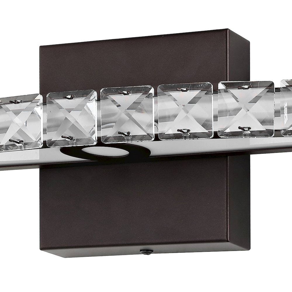 Alyson Bohemian Industrial Iron/Acrylic Integrated Led Vanity Light. Picture 4