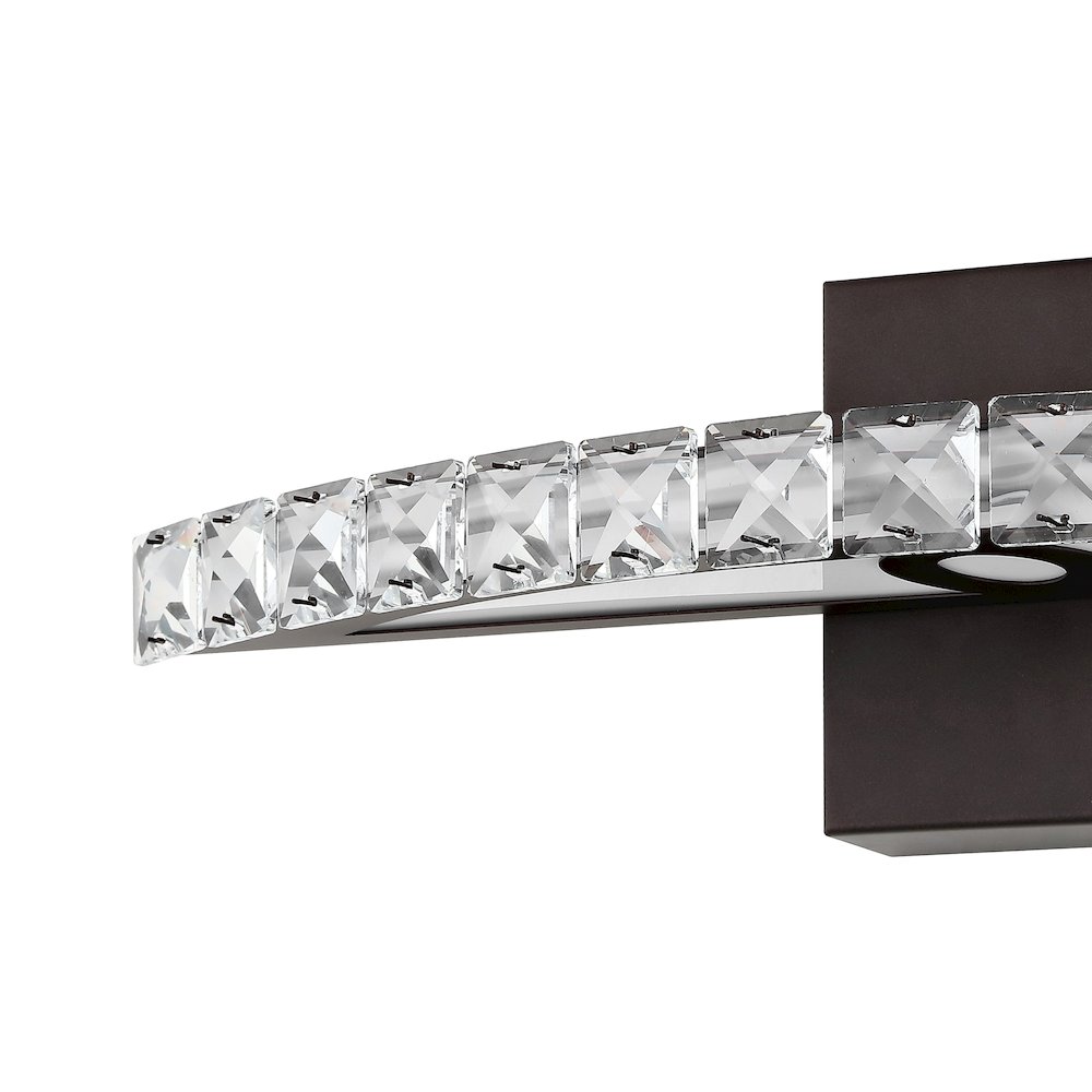 Alyson Bohemian Industrial Iron/Acrylic Integrated Led Vanity Light. Picture 3