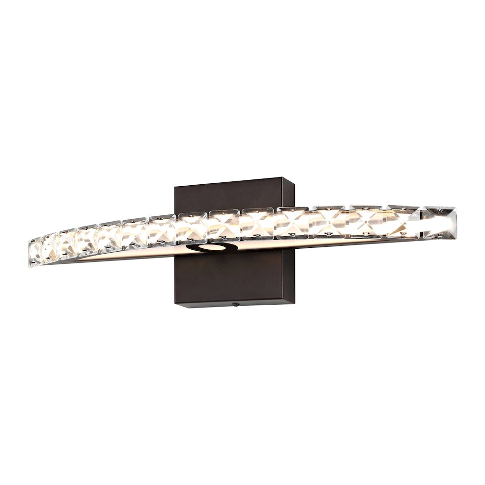 Alyson Bohemian Industrial Iron/Acrylic Integrated Led Vanity Light. Picture 6