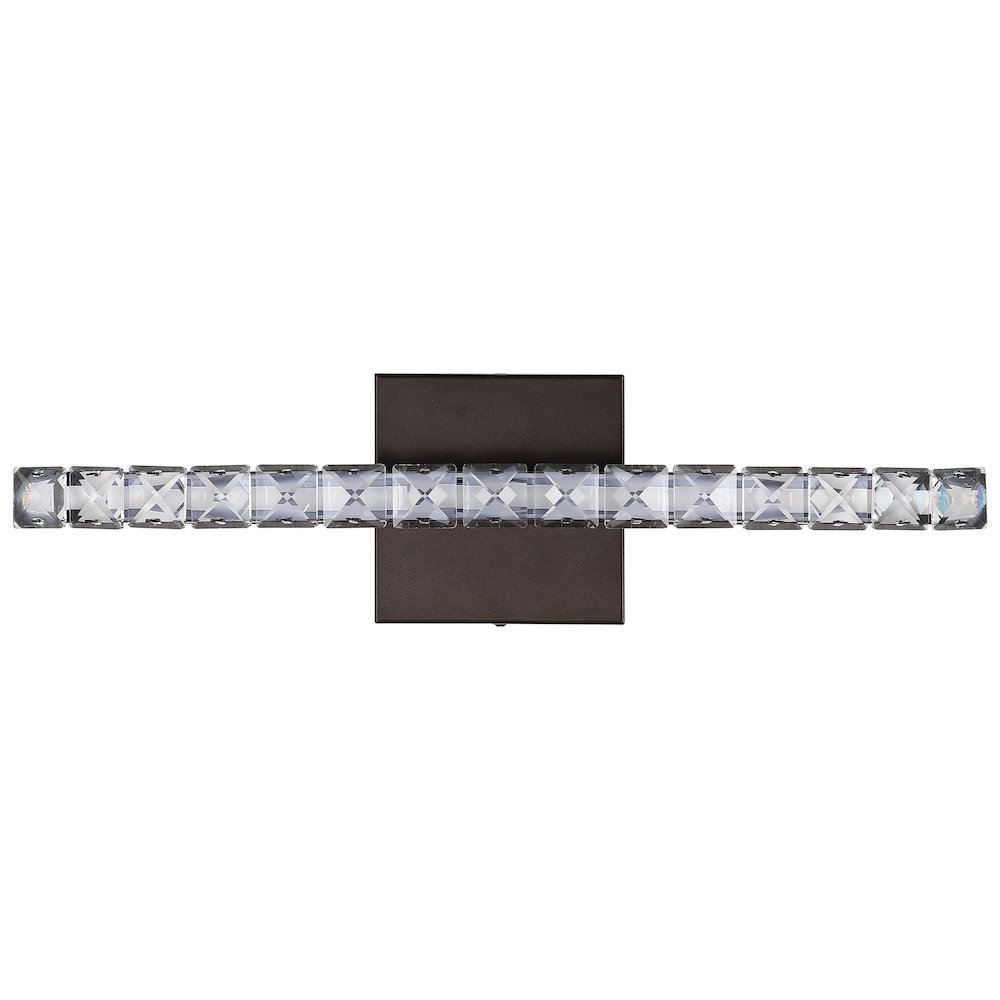 Alyson Bohemian Industrial Iron/Acrylic Integrated Led Vanity Light. Picture 5
