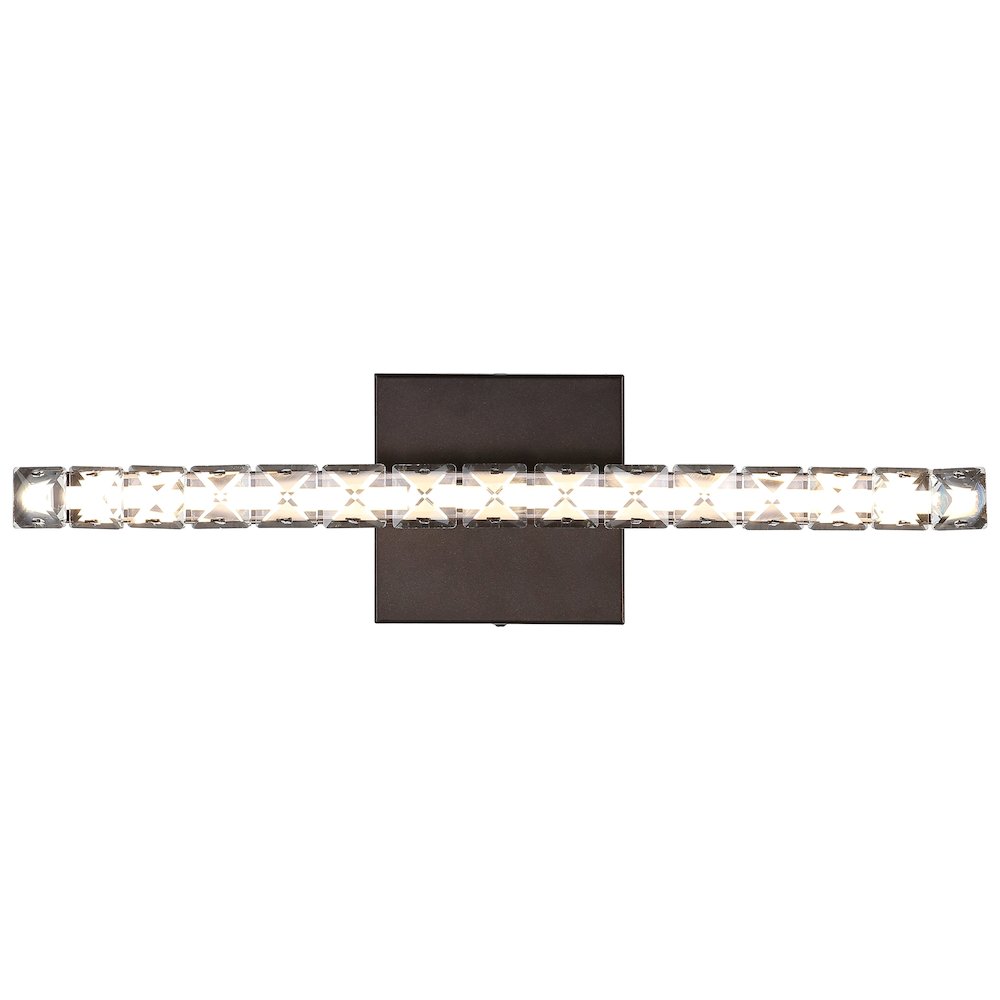 Alyson Bohemian Industrial Iron/Acrylic Integrated Led Vanity Light. Picture 1