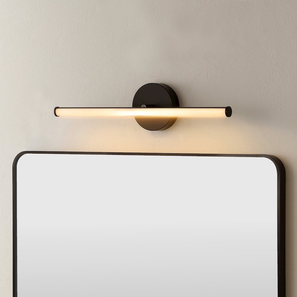 Emerson Modern Industrial Aluminum Integrated Led Vanity Light. Picture 7