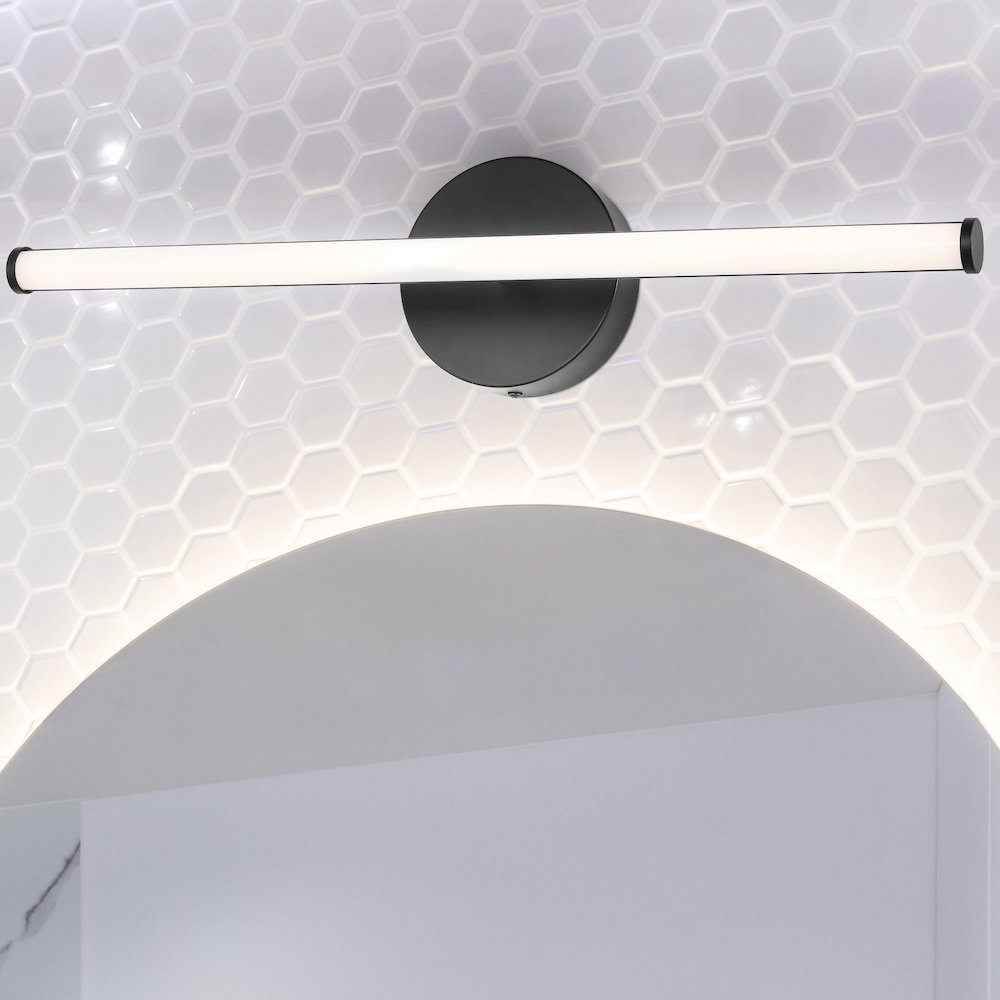 Emerson Modern Industrial Aluminum Integrated Led Vanity Light. Picture 8