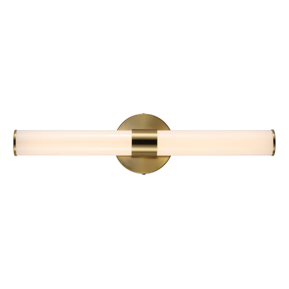 Brooks Industrial Mid Century Iron Integrated Led Vanity Light. Picture 1