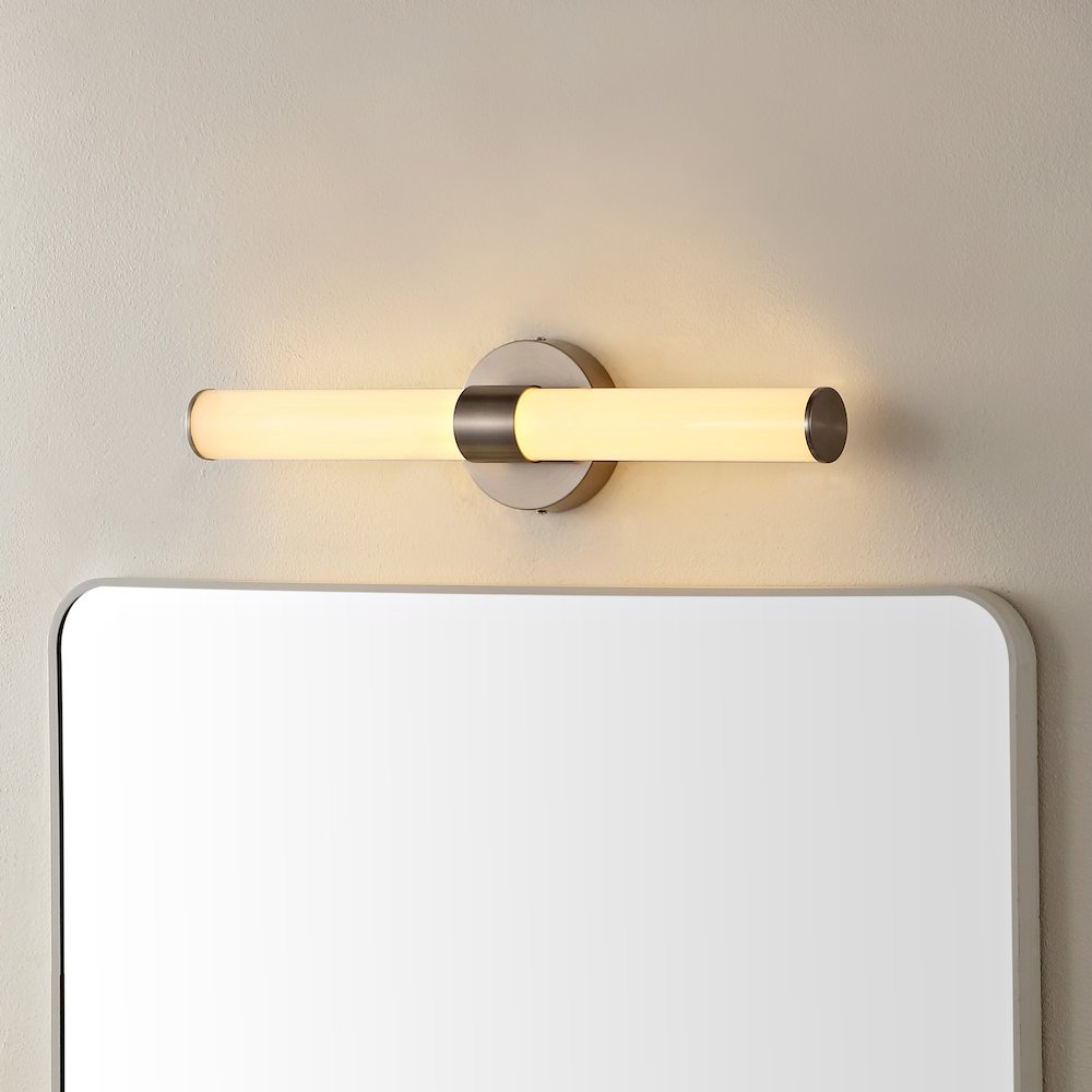 Brooks Industrial Mid Century Iron Integrated Led Vanity Light. Picture 7