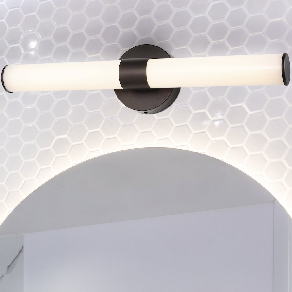 Brooks Industrial Mid Century Iron Integrated Led Vanity Light. Picture 8