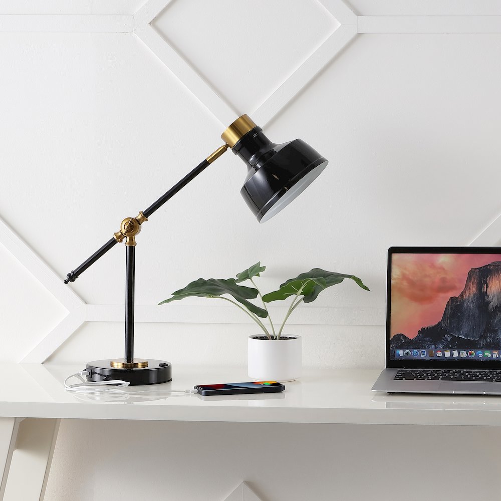 Allegra Classic Farmhouse Adjustable Cantilever Led Task Lamp. Picture 2