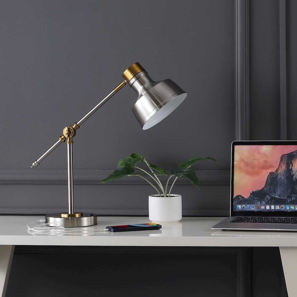 Allegra Classic Farmhouse Adjustable Cantilever Led Task Lamp. Picture 2