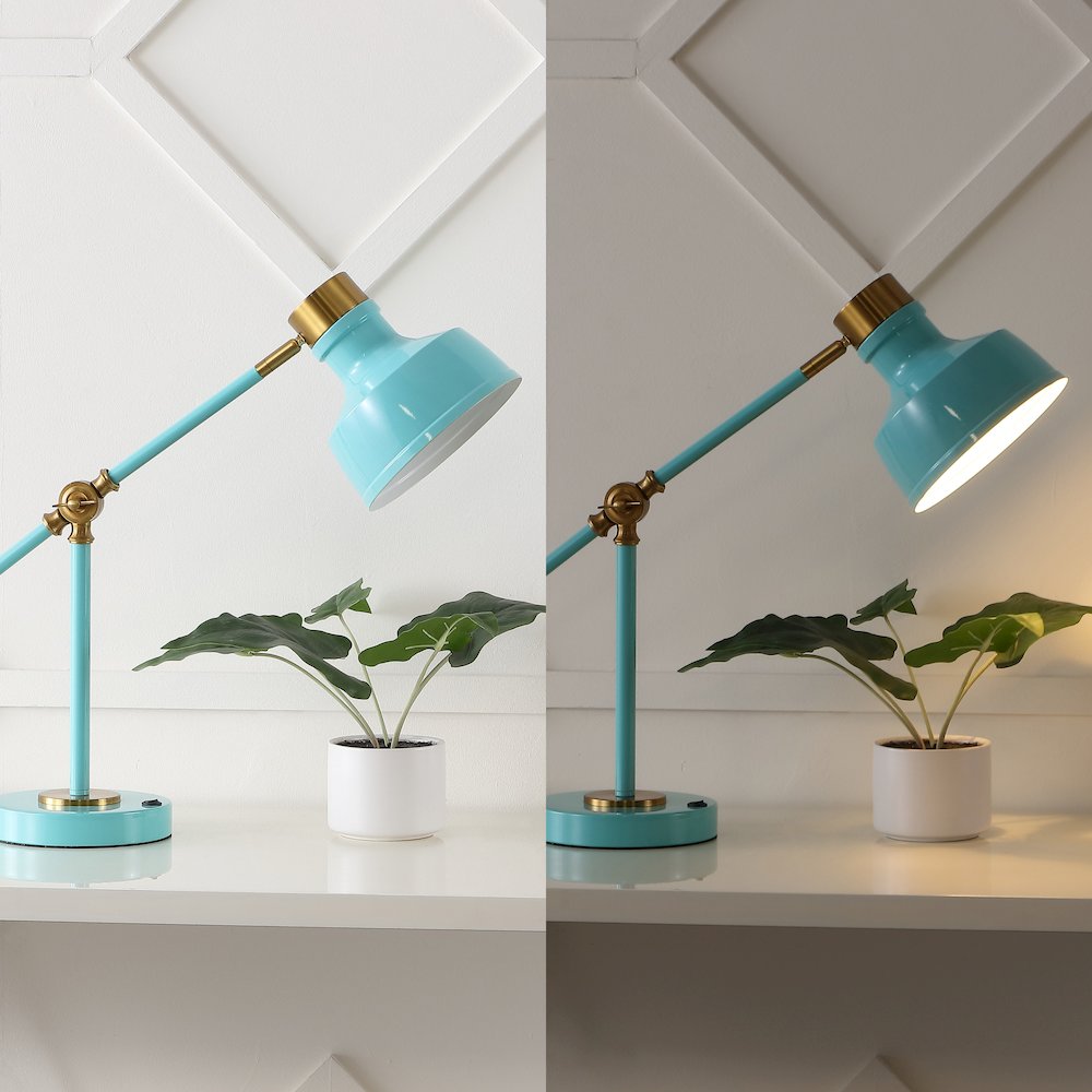 Allegra Classic Farmhouse Adjustable Cantilever Led Task Lamp. Picture 8
