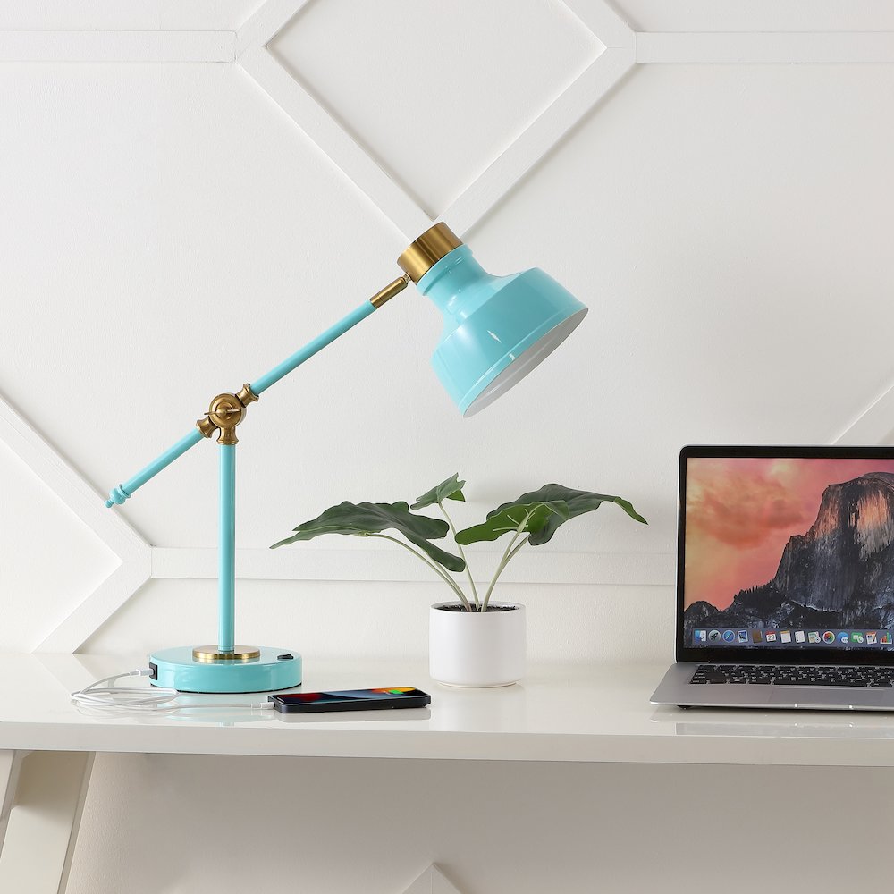 Allegra Classic Farmhouse Adjustable Cantilever Led Task Lamp. Picture 2