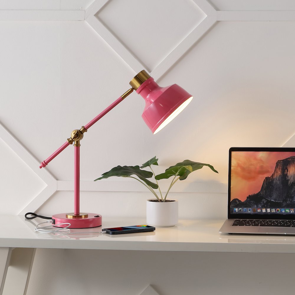 Allegra Classic Farmhouse Adjustable Cantilever Led Task Lamp. Picture 5