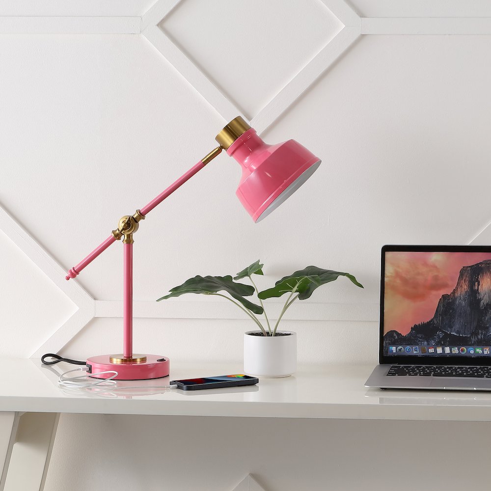 Allegra Classic Farmhouse Adjustable Cantilever Led Task Lamp. Picture 2