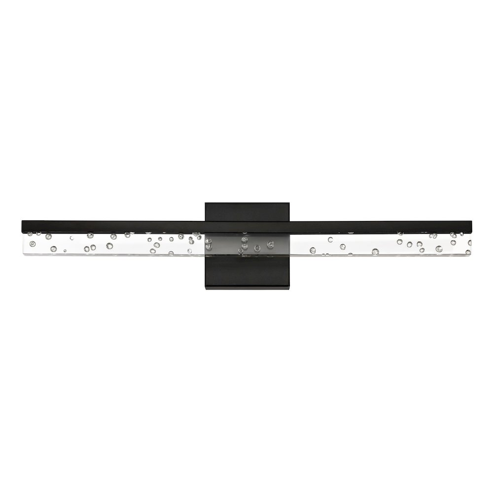 Mario Modern Contemporary Iron/Seeded Acrylic Integrated Led Vanity Light. Picture 2