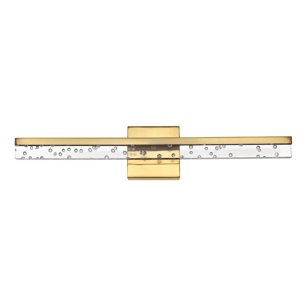 Mario Modern Contemporary Iron/Seeded Acrylic Integrated Led Vanity Light. Picture 2