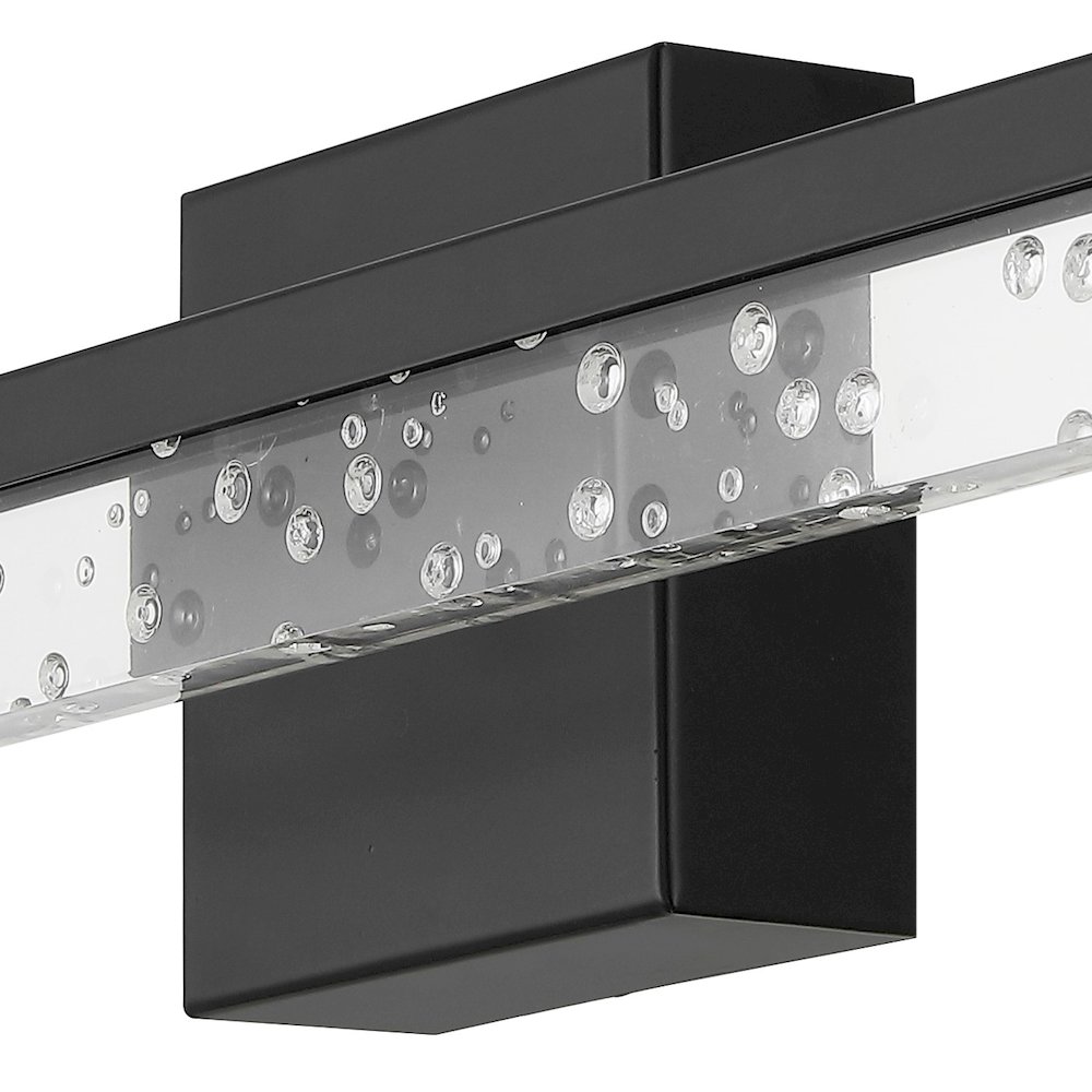 Mario Modern Contemporary Iron/Seeded Acrylic Integrated Led Vanity Light. Picture 4