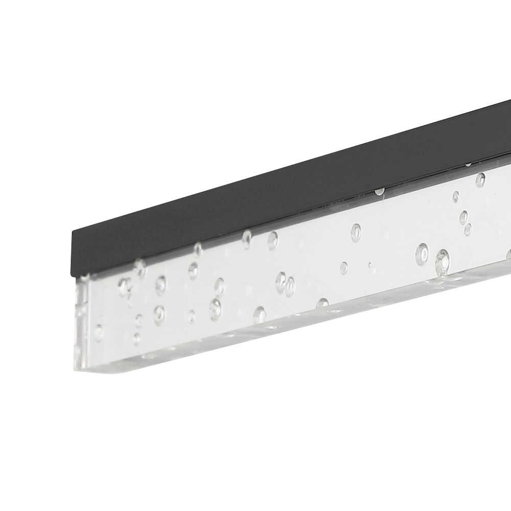 Mario Modern Contemporary Iron/Seeded Acrylic Integrated Led Vanity Light. Picture 3