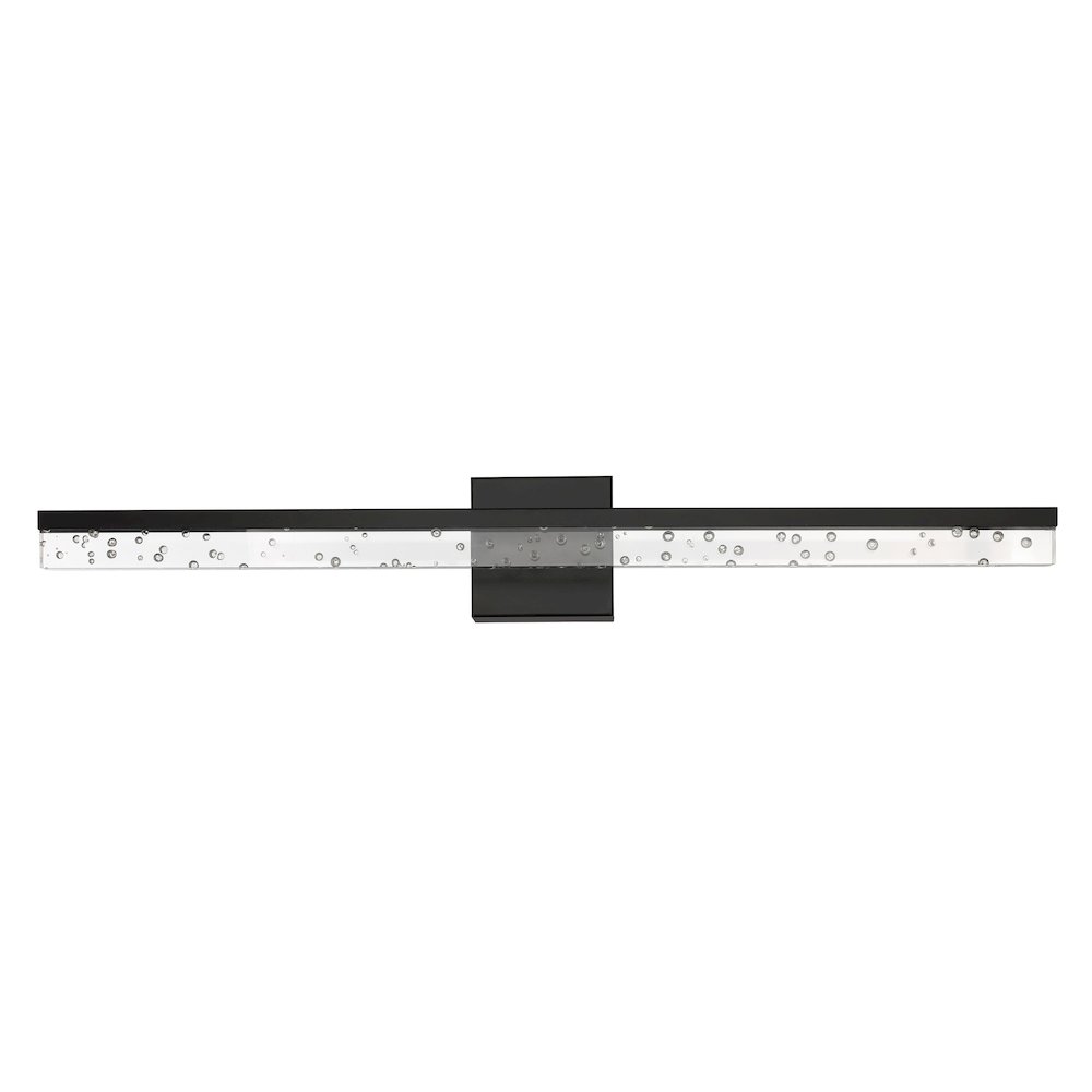 Mario Modern Contemporary Iron/Seeded Acrylic Integrated Led Vanity Light. Picture 2