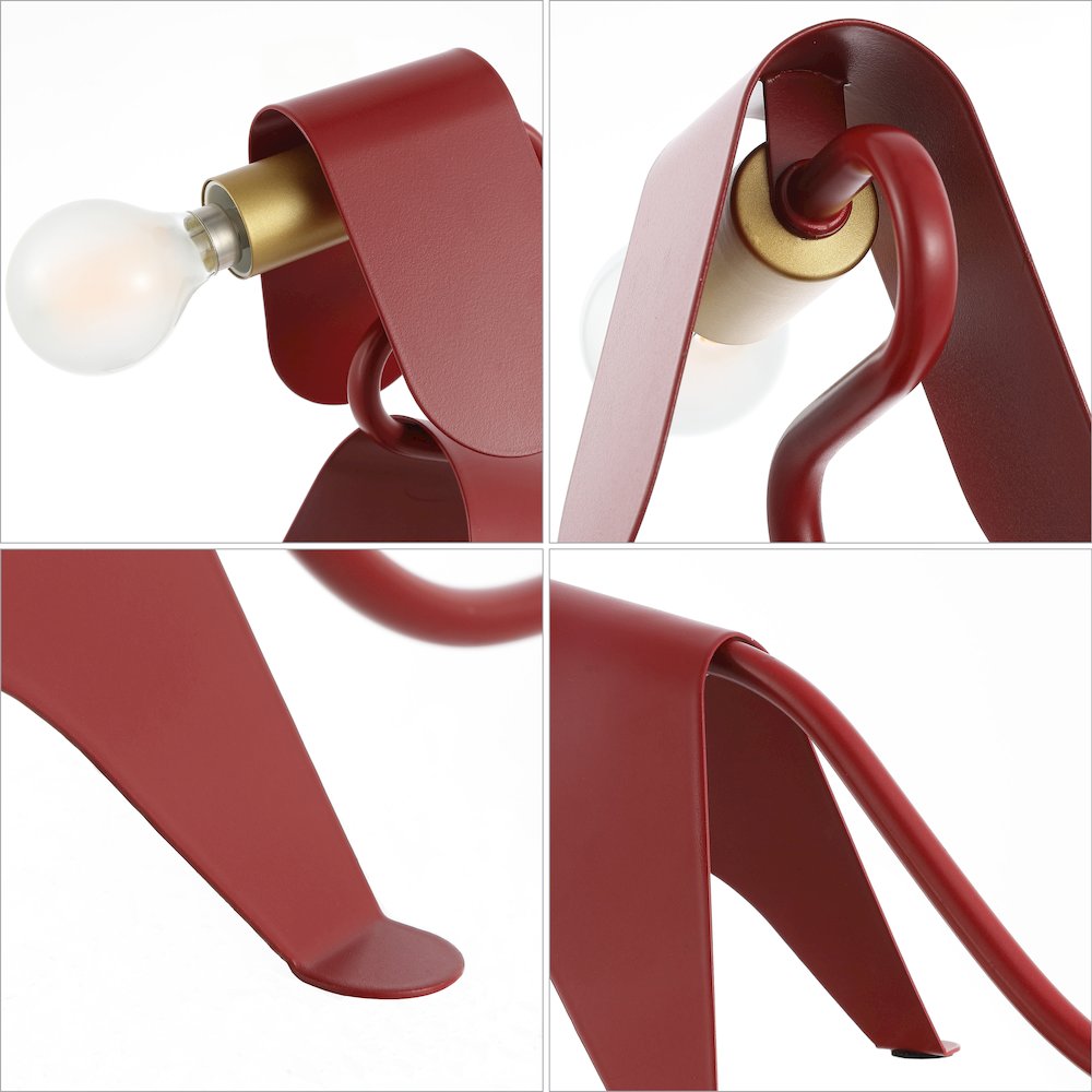 Rover Modern Industrial Iron Canine Led Kids' Lamp. Picture 3