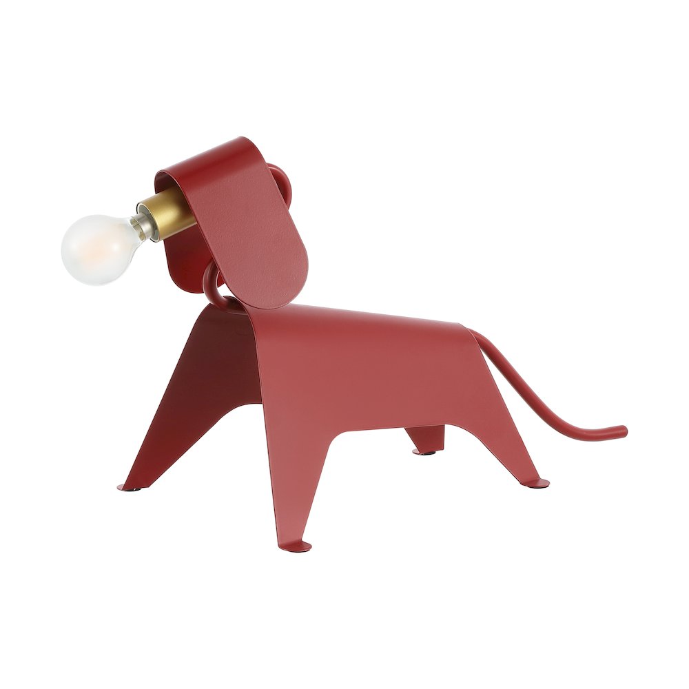 Rover Modern Industrial Iron Canine Led Kids' Lamp. Picture 2