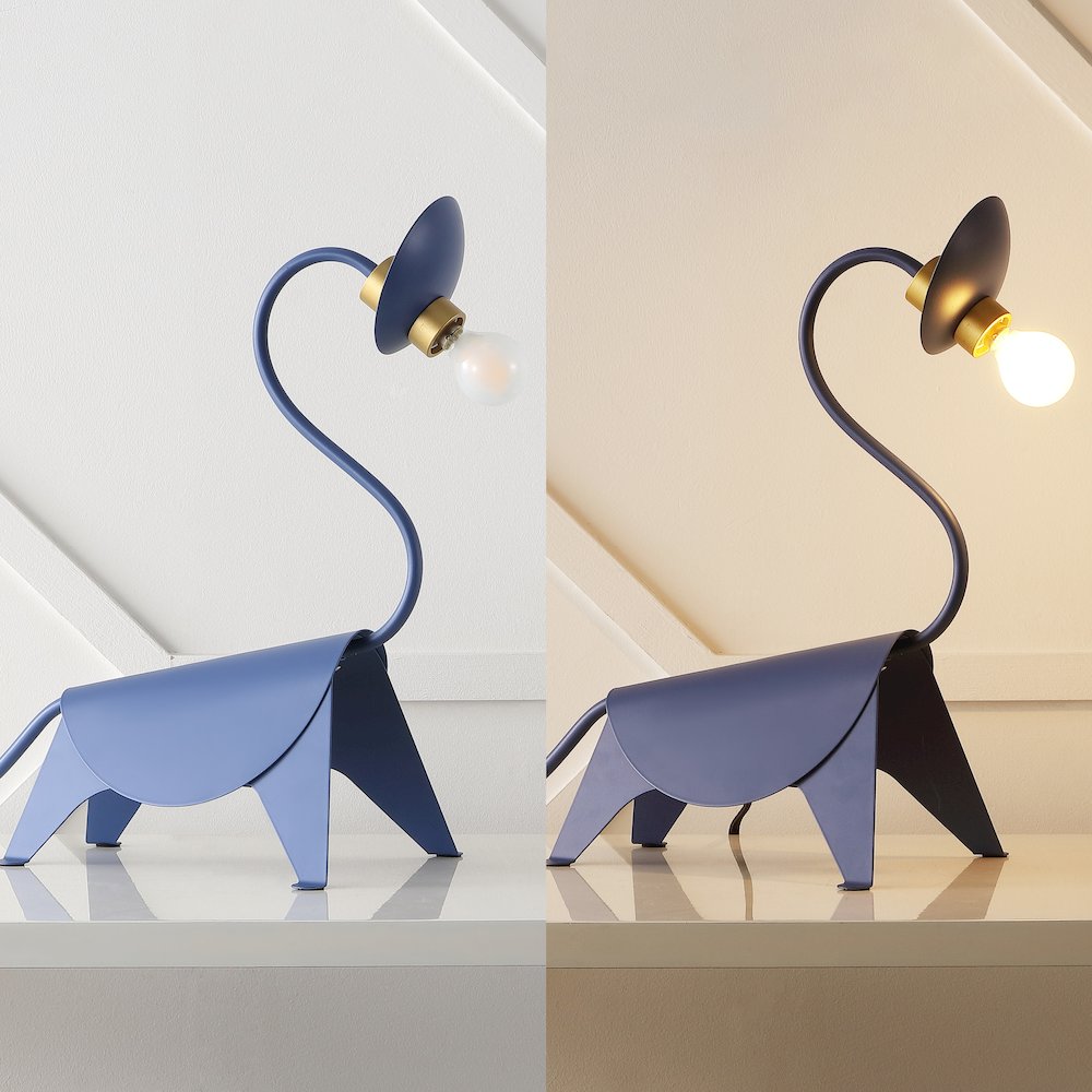 Bradley Modern Industrial Iron Brachiosaurus Led Kids' Lamp. Picture 5