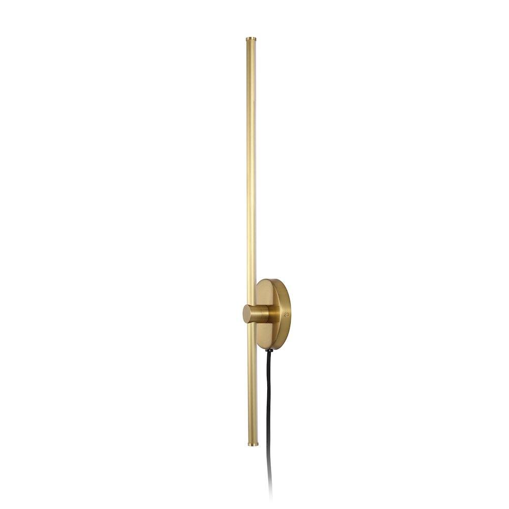 Minimalist Iron Adjustable Bar Integrated Led Plug-In Sconce. Picture 3