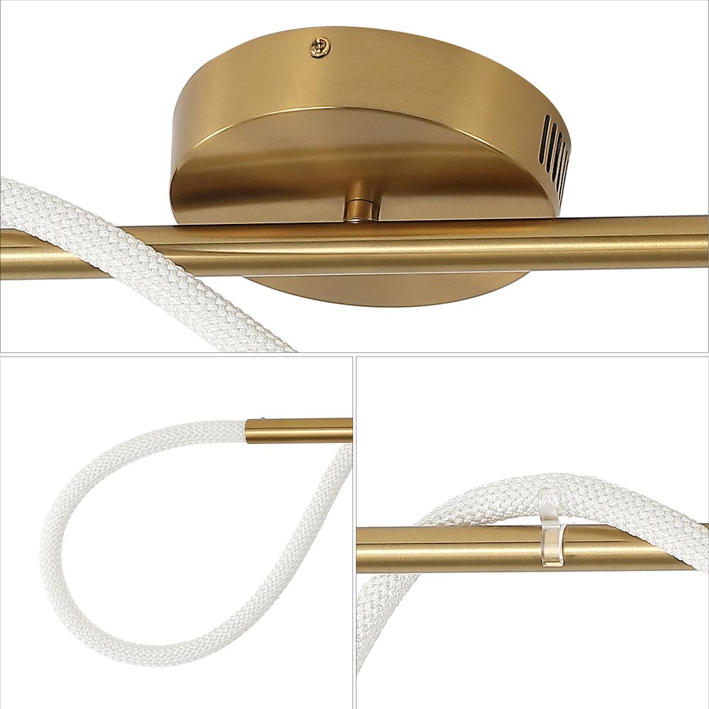 Contemporary Minimalist 360 Adjustable Silicone Neon Rope Dimmable Linear. Picture 5