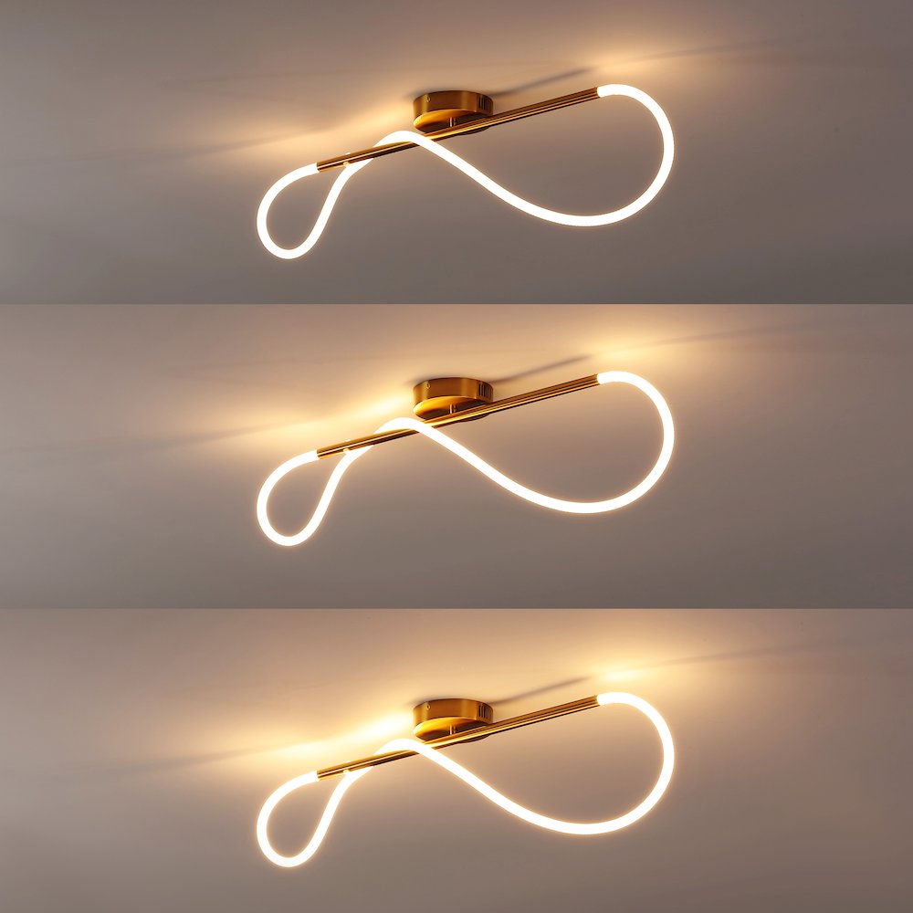 Contemporary Minimalist 360 Adjustable Silicone Neon Rope Dimmable Linear. Picture 4