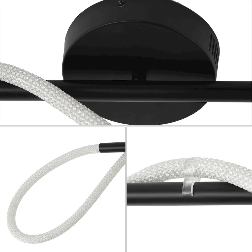 Contemporary Minimalist 360 Adjustable Silicone Neon Rope Dimmable Linear. Picture 5