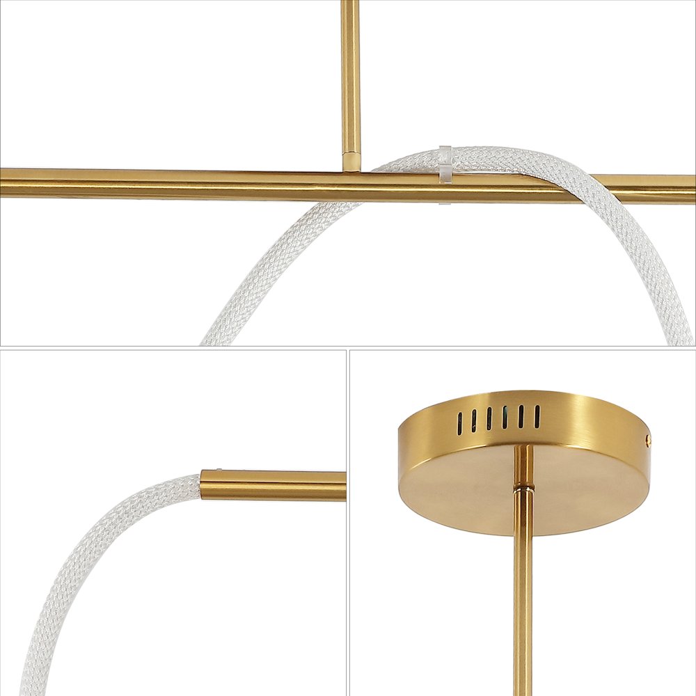 Contemporary Minimalist 360 Adjustable Silicone Neon Rope Dimmable Linear. Picture 5