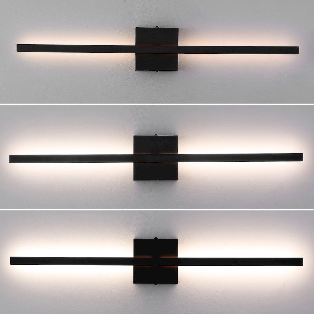 Indoor/Outdoor Metal 350-Degree Rotatable Dimmable Integrated LED Wall Sconce. Picture 3