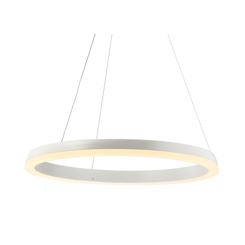 Baxter Modern Contemporary Aluminum Integrated Led Hoop Pendant. Picture 11