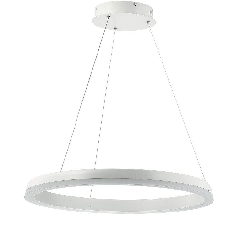 Baxter Modern Contemporary Aluminum Integrated Led Hoop Pendant. Picture 2