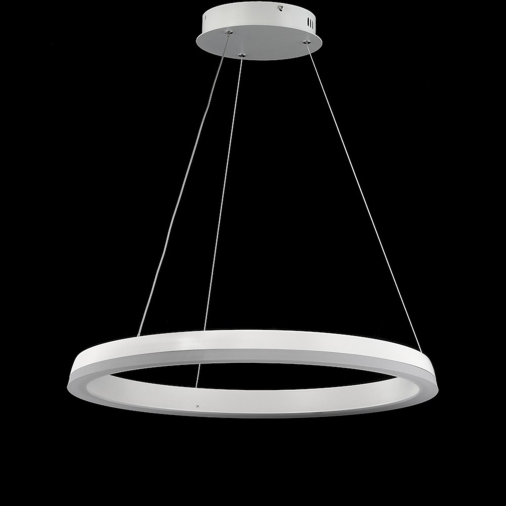 Baxter Modern Contemporary Aluminum Integrated Led Hoop Pendant. Picture 4