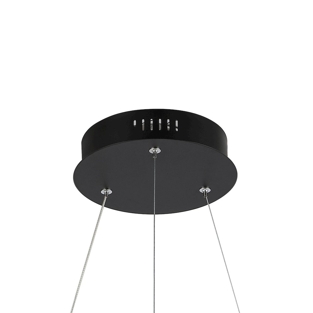 Baxter Modern Contemporary Aluminum Integrated Led Hoop Pendant. Picture 3