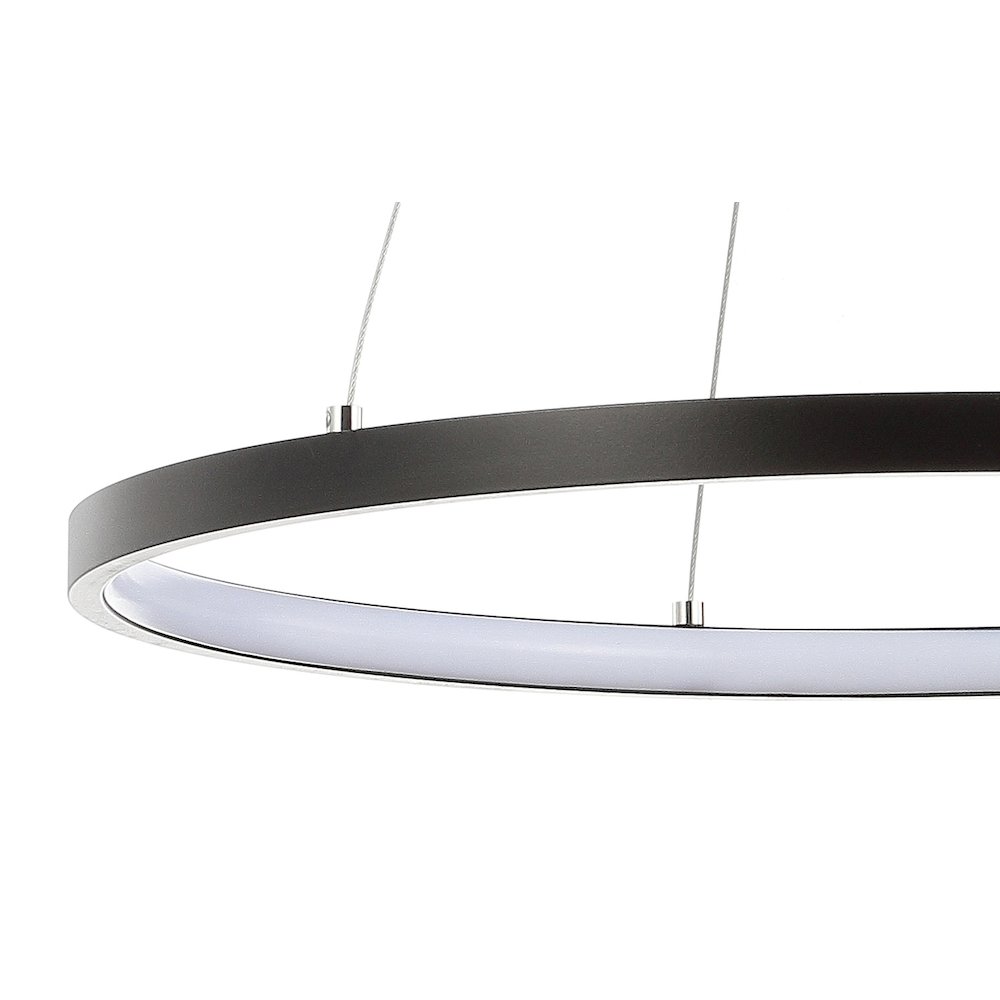 Brice Modern Contemporary Iron Integrated Led Pendant. Picture 5