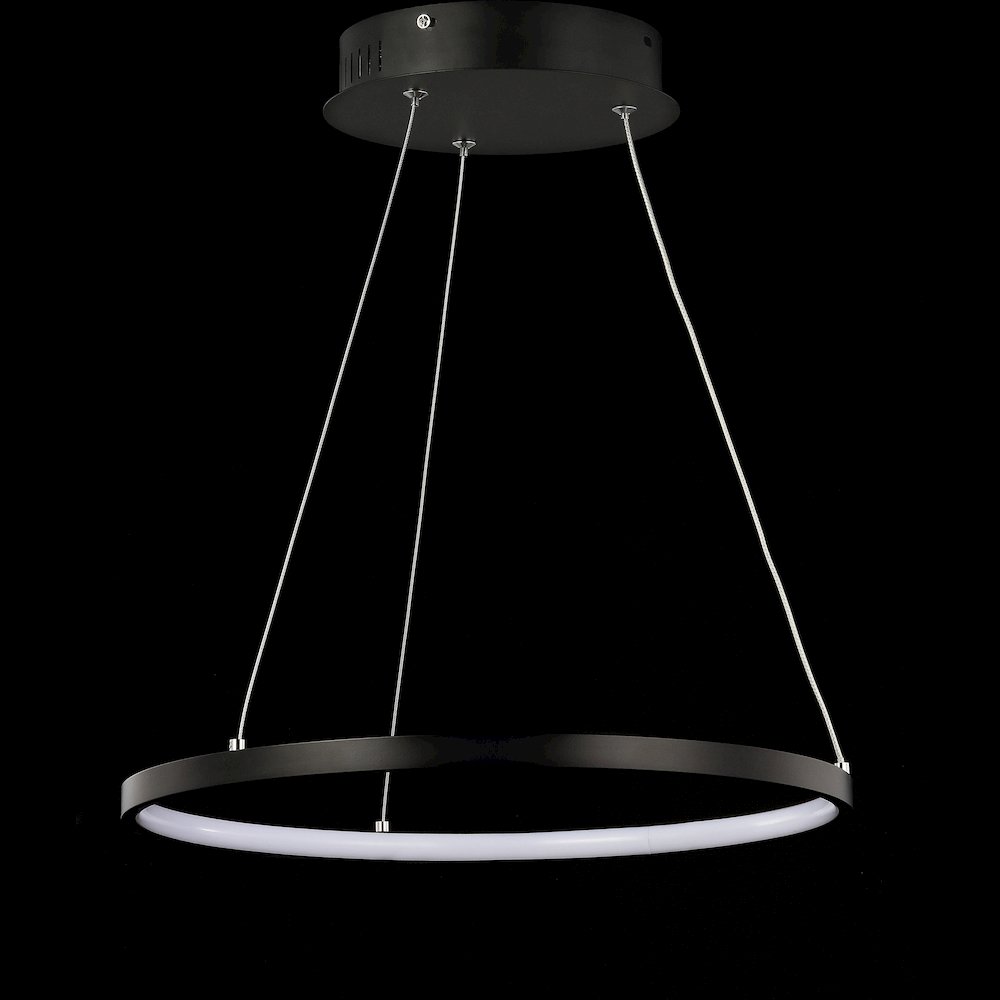 Brice Modern Contemporary Iron Integrated Led Pendant. Picture 4