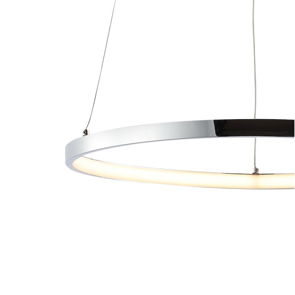 Brice Modern Contemporary Iron Integrated Led Pendant. Picture 3