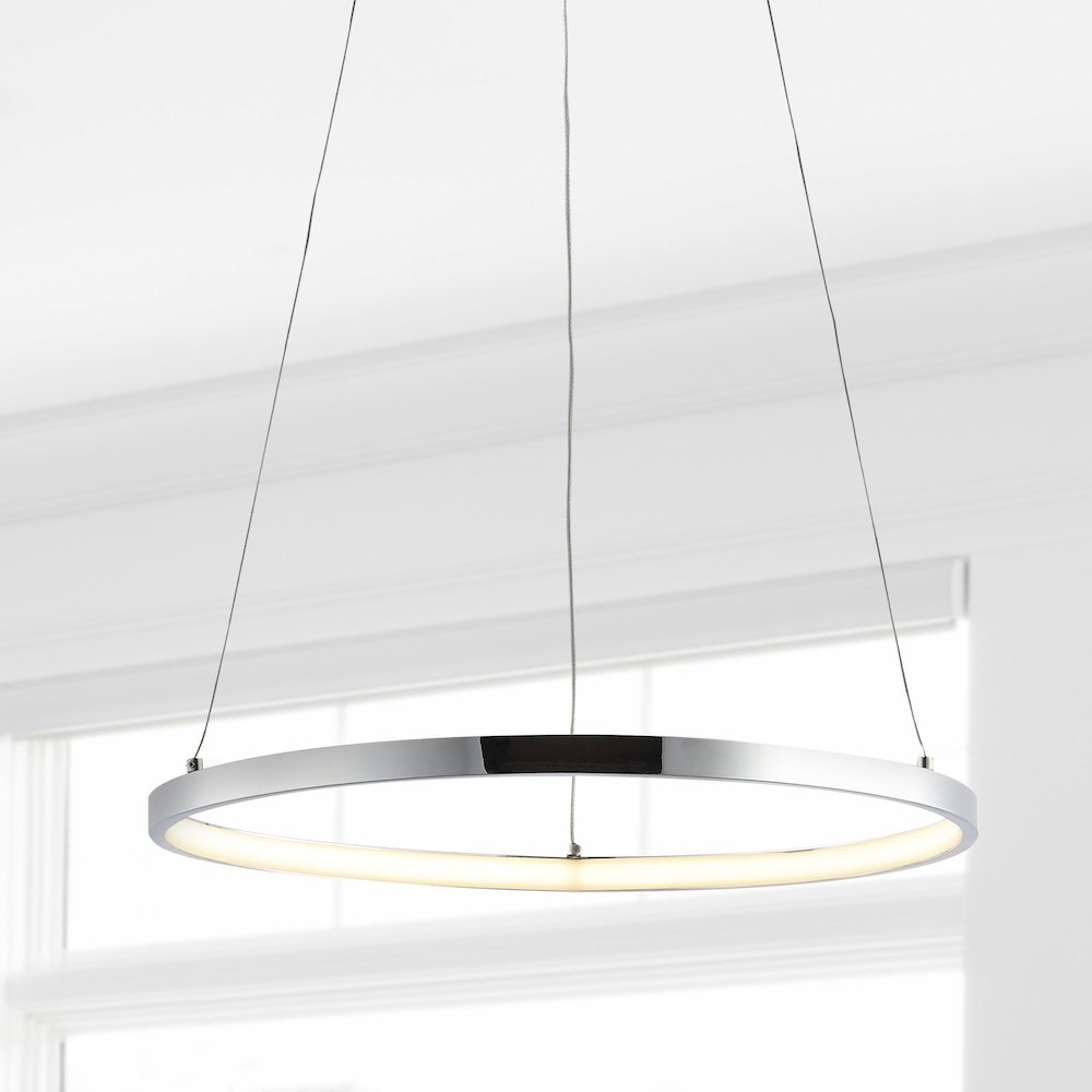 Brice Modern Contemporary Iron Integrated Led Pendant. Picture 10